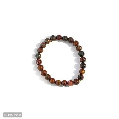 Natural Pietersite 8mm Beads Bracelet for Strength, Emotional Healing, and Balance-thumb0