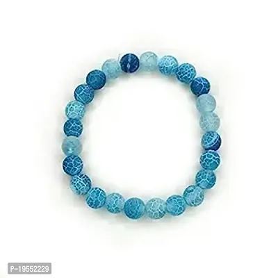 nbsp;Natural Aura Matt Quartz 8mm Beads Bracelet Natural Gemstone Beads for Chakra Balancing   Reiki Energy