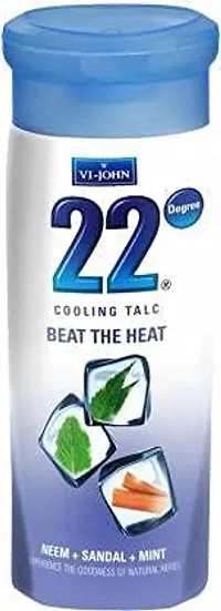 vijohn 22 degree Cooling Talc with Neem, Sandal and Mint (300GM)-thumb1