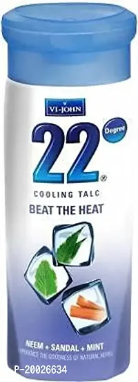 vijohn 22 degree Cooling Talc with Neem, Sandal and Mint (300GM)-thumb2