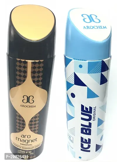 Arochem ice blue and Aro Magnet Fresh Active Long Lasting Antibacterial Deodorant