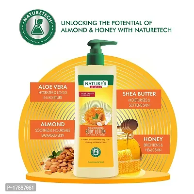 Nature's Essence Nourishing Body Lotion Almond  Honey (400ml)-thumb3