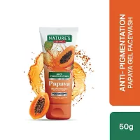 Skin Care Pigmentation Gel Face Wash Papaya 50g Each, Pack Of 6-thumb1