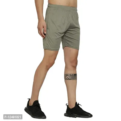 Maned Wolf Men's Regular Fit Shorts - Casual Wear, Gym  Sports Shorts for Men - Lightweight Above Knee Length Shorts for Boys-thumb4