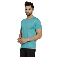 Maned Wolf Nexa Febric Dry Fit Tshirts for Men - Drying  Breathable Fabric Gym Wear Tees  Workout Half Sleeve Tshirt-thumb2