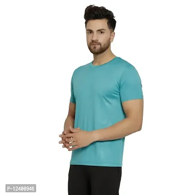 Maned Wolf Nexa Febric Dry Fit Tshirts for Men - Drying  Breathable Fabric Gym Wear Tees  Workout Half Sleeve Tshirt-thumb3