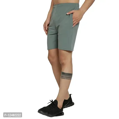 Maned Wolf Men's Regular Fit Shorts - Casual Wear, Gym  Sports Shorts for Men - Lightweight Above Knee Length Shorts for Boys-thumb2