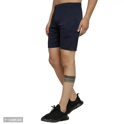 Maned Wolf Men's Regular Fit Shorts - Casual Wear, Gym & Sports Shorts for Men - Lightweight Above Knee Length Shorts for Boys [ Black - M ]