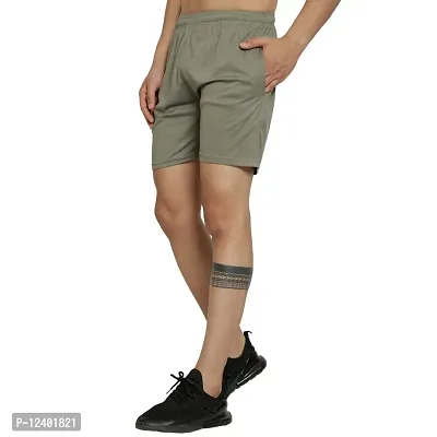 Maned Wolf Men's Regular Fit Shorts - Casual Wear, Gym  Sports Shorts for Men - Lightweight Above Knee Length Shorts for Boys-thumb3