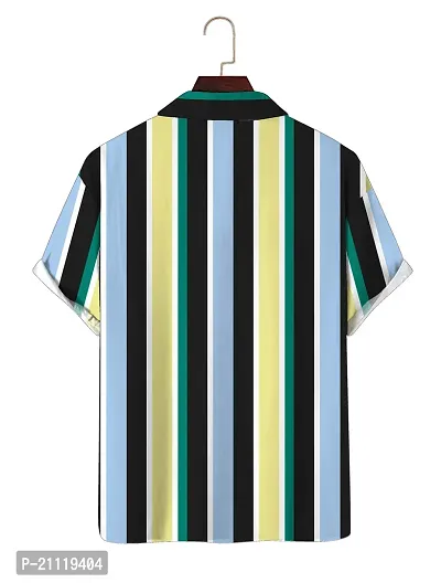 Stylish Fancy Rayon Slub Short Sleeves Casual Shirts For Men-thumb2