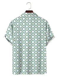 Stylish Fancy Rayon Slub Short Sleeves Casual Shirts For Men-thumb1