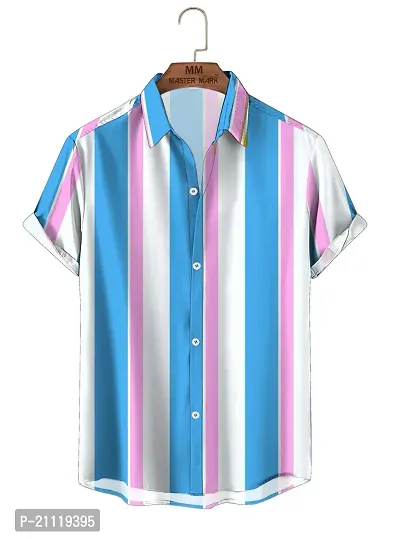 Stylish Fancy Rayon Slub Short Sleeves Casual Shirts For Men