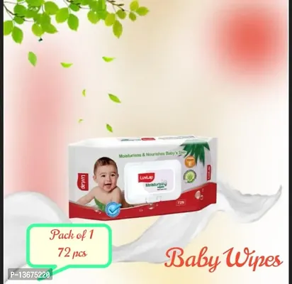 Baby moisturing wipes with Alow Vera