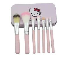 Makeup Brushes, Face Contour Brush, Blusher Brush with Sponge Makeup 6 In 1 Beauty (Pack Of 2)-thumb2