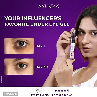 Ayuvya Under Eye Gel Cream for Reduce Dark Circles for Unisex (10ml)-thumb0