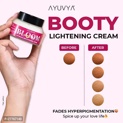 Ayuvya Bloom Female Intimate Brightening Cream, Moisturizer for Female Private Parts, Private Parts Whitening Cream 50gm Pack of 1