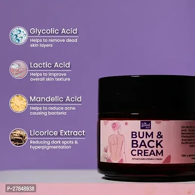 Natural Bum  Back Cream Intimate Brightening Cream, Back Cream, Bum Cream, Intimate Whitening Cream, Pack Of 1 (100gm)-thumb4