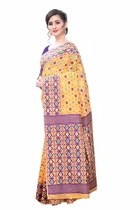 Stylish Jamdani Cotton Woven Saree With Blouse Piece-thumb4