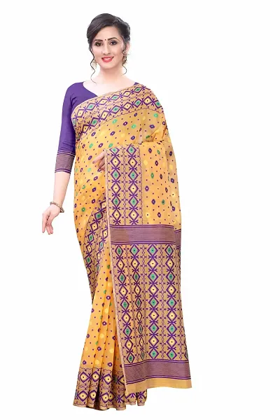 Stylish Jamdani Cotton Woven Design Sarees