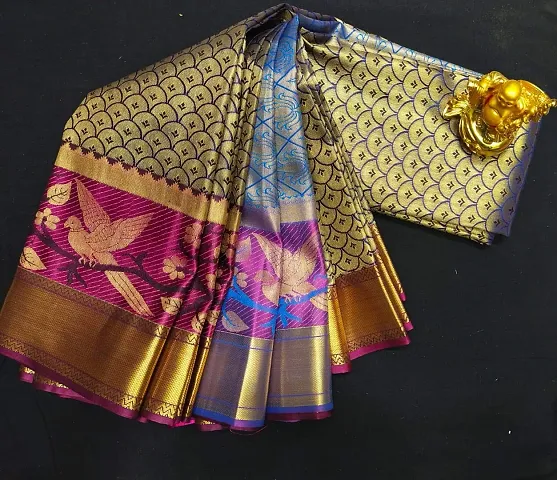 Stylish Kosa Silk Saree with Blouse piece