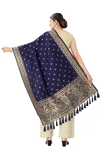 Enthone Women's Woven Ethnic Motifs Banarasi Silk Dupatta (SZDPNB-1)-thumb2