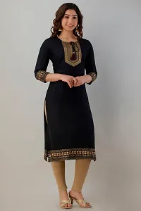 Women Stylish  Rayon  Stitched Kurta-thumb2