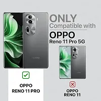 Satyman Back Case Cover For Oppo Reno 11 Pro 5G (Transparent, Grip Case, Silicon)-thumb2