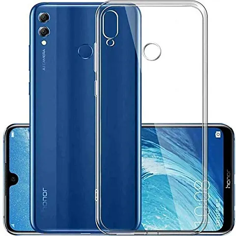 Choicecases Plain Flexible Transparent Back Cover for Huawei Honor Y9 Prime