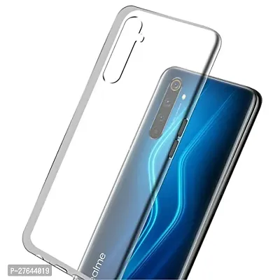 Satyman Transparent Back Case Cover For Realme 6 Pro (Transparent, Grip Case, Silicon)-thumb3