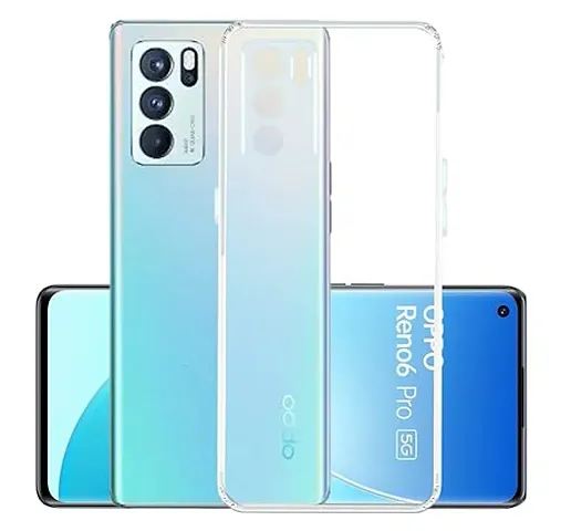 OO LALA JI Crystal Clear for Oppo Reno 6 Pro 5g Back Cover Transparent
