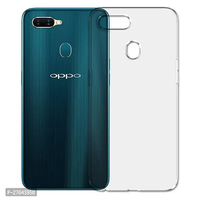 Satyman Transparent Back Case Cover For Oppo A5s/Realme 2 (Transparent, Grip Case, Silicon)-thumb0
