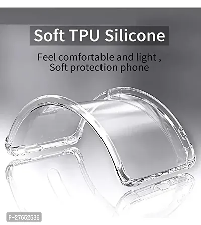 Satyman Transparent Back Case Cover For Vivo V11 (Transparent, Grip Case, Silicon)-thumb2