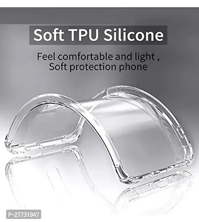 Satyman Transparent Back Case Cover For Vivo V25 Pro (Transparent, Grip Case, Silicon)-thumb4