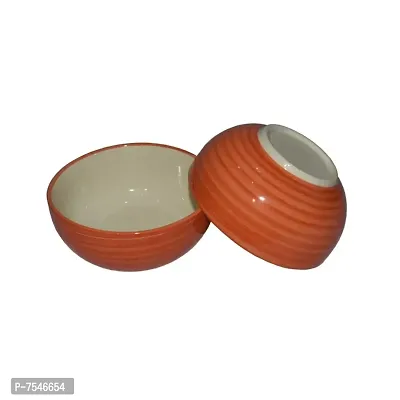 Kashi Crafts Ceramic Bowls | Katori for Cereals, Soup, Deserts, Snacks, Kitchen, St-thumb0