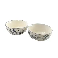 Kashi Crafts Ceramic Bowls | Katori for Cereals, Soup, Deserts, Snacks, Kitchen, St-thumb1