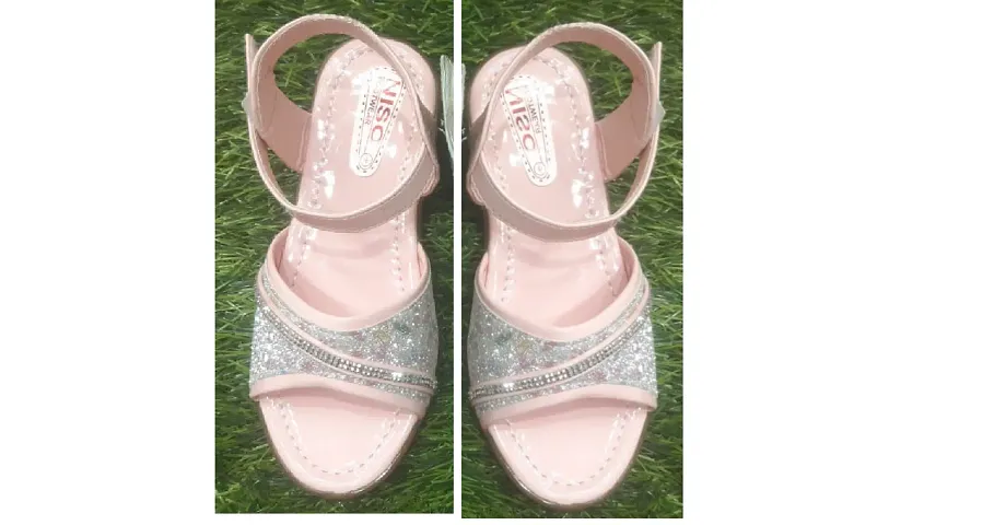Adorable and Comfortable Girls Sandals Peach color