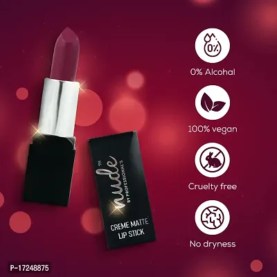 Nude Cosmetics-Creme Matte Lipstick for Women-thumb5