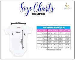 baby wish Baby Bodysuits Newborn Romper Half Sleeve Unisex Onesies White Romper EK HAZARO MEIN MERI BEHANA HAI -thumb2