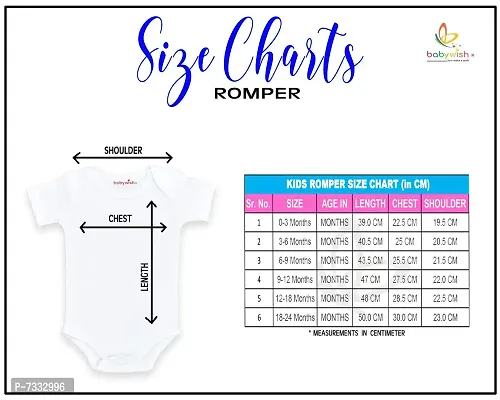 baby wish Baby Bodysuits Newborn Romper Half Sleeve Unisex Onesies White Romper EK HAZARO MEIN MERI BEHANA HAI -thumb3