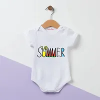 baby wish Summer gifted to Baby Bodysuits Newborn occasion Romper Half Sleeve Envelope Neck Cute Outfits Summer Occasion Enjoy -thumb1