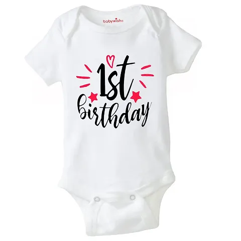 Baby wish Quotes And Fun Print special Baby Unisex Bodysuits Newborn Romper Half Sleeve