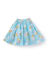 baby wish Girl's Dresses Frock for Girl's Off Shoulder Short Sleeve Outfits Floral Prints Ruffle Two Piece Crop Tops Skirt Set Fancy Toddler Clothes Girl Wear-thumb2