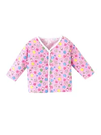 baby wish Baby Clothing Set for Winter Full Sleeve Flannel Jabalas for New Born Baby Clothes Set Tshirt Jhabla Pajama Set-thumb1