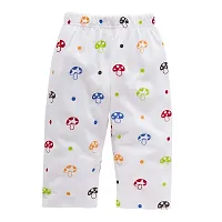 Babywish Baby Boy's Full Sleeve Daily Wear Cute Mushroom All-over Colourful Print Jhabla with Combo Top Trouser Set (White, 9-12 Months)-thumb4