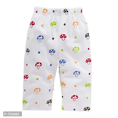 Babywish Baby Boy's Full Sleeve Daily Wear Cute Mushroom All-over Colourful Print Jhabla with Combo Top Trouser Set (White, 9-12 Months)-thumb5
