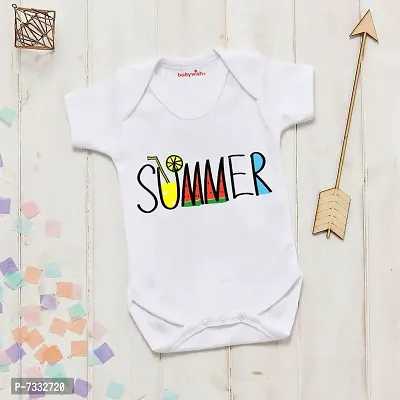 baby wish Summer gifted to Baby Bodysuits Newborn occasion Romper Half Sleeve Envelope Neck Cute Outfits Summer Occasion Enjoy -thumb3