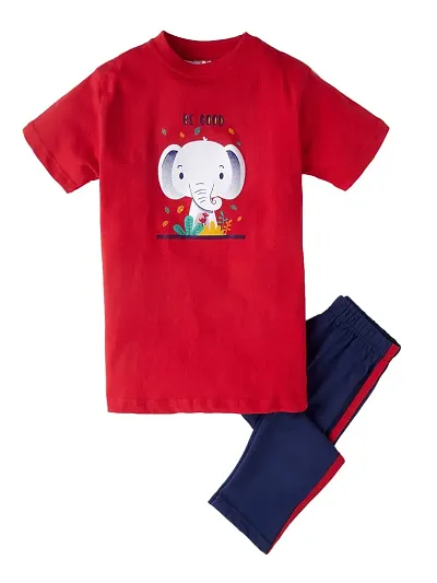 baby wish Kids Clothing Set for Boy rsquo;s and Girl rsquo;s T-Shirt Toddler Boys Short Sleeve T-Shirt and Pajama Set Trouser with Pocket