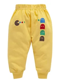baby wish Pajamas for Kid&rsquo;s Baby Leggings Combo Set Soft Cotton Pants Set with Elastic Waist Sleepsuits Unisex Solid and Ribs- Pack of 6 (Multicolor)-thumb4