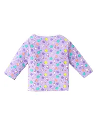 baby wish Baby Clothing Set for Winter Full Sleeve Flannel Jabalas for New Born Baby Clothes Set Tshirt Jhabla Pajama Set-thumb2