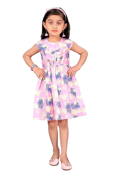 baby wish Girl Dress Baby Frock Girls Clothes Baby Girl Dress Floral Prints Kid Floral Girls Summer Toddler Clothes Girls Dress Sleeveless Summer Casual Dresses